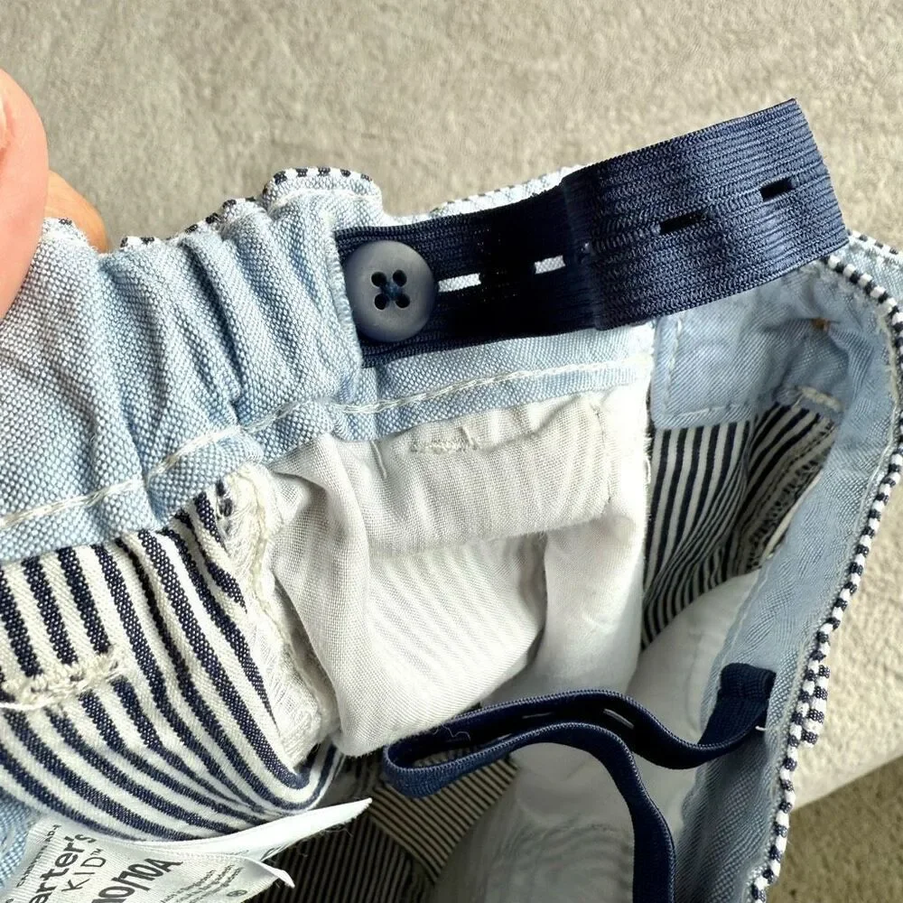 NWOT Carter’s boys pinstriped Bermuda shorts